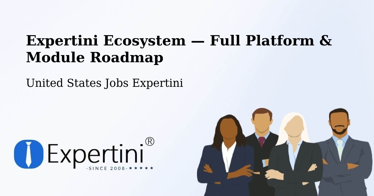 Expertini Ecosystem — Full Platform & Module Roadmap – Clinton